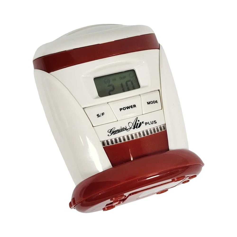 Genius Air Plus GH2187 Ionic Refrigerator Freshener Deodorizer‎ White Burgundy